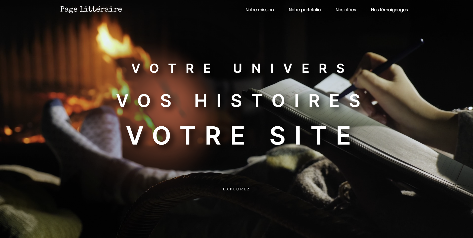 page-litteraire